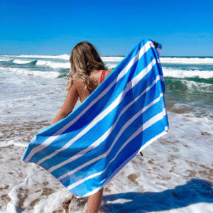 digital print microfiber waffle beach towel